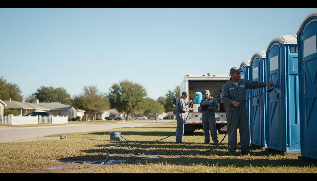 Long-Term Portable Toilet Rental in Sidney, OH near me